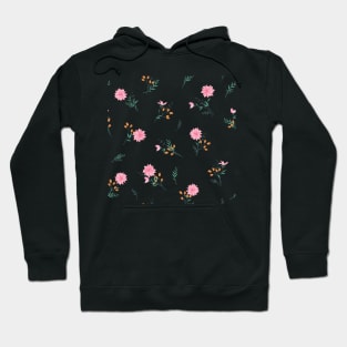 Small Pink Flowers Hoodie